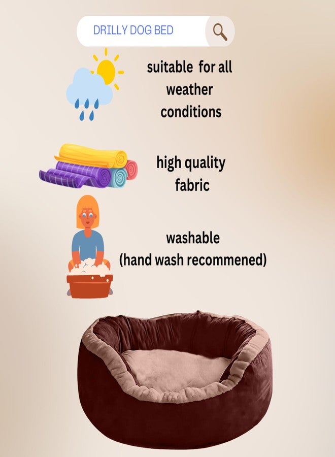 DRILLY Premium Fur XXXL Dog Bed for Extra Large Dogs Washable-Orthopedic Big Dog Beds | Big Breed | | Giant Human Dog Bed (3XL) - Image 5
